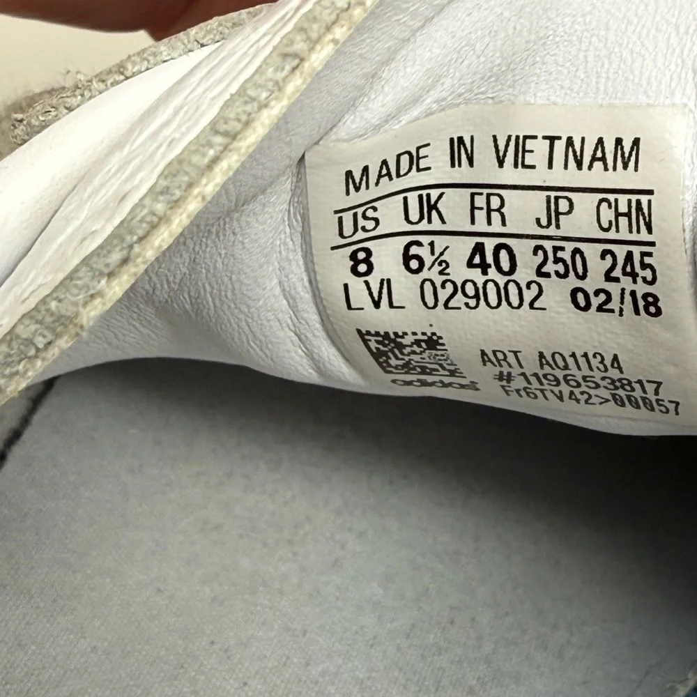 adidas Samba Platform – All Leather – White/ Black with Brown Gum Sole - Picture 6 of 8